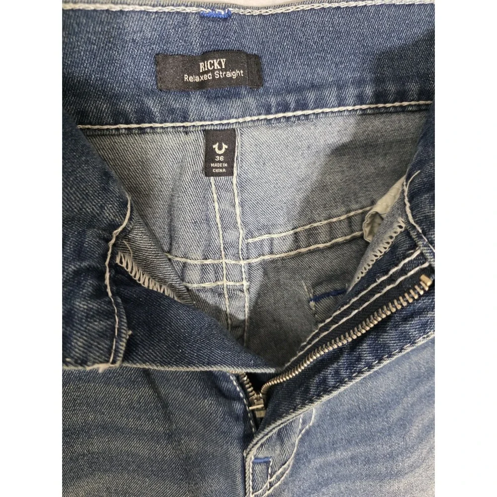 True religion Ricky big T‎ noflap style 700873 color medium toasted Size 36x34